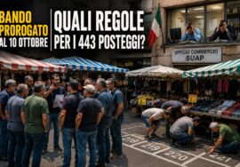Bando mercatini Palermo prorogato al 10 ottobre: chiarimenti sulle regole per l’assegnazione di 443 posteggi