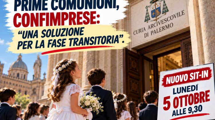 Prime Comunioni a Palermo, proposta Confimprese e sit-in del 5 ottobre davanti alla Curia