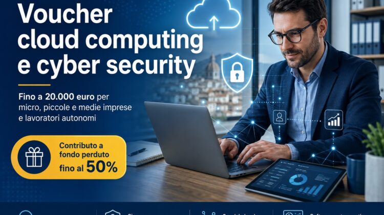 Voucher Cloud & Cybersecurity, contributo fino a 20.000 euro per micro, piccole e medie imprese